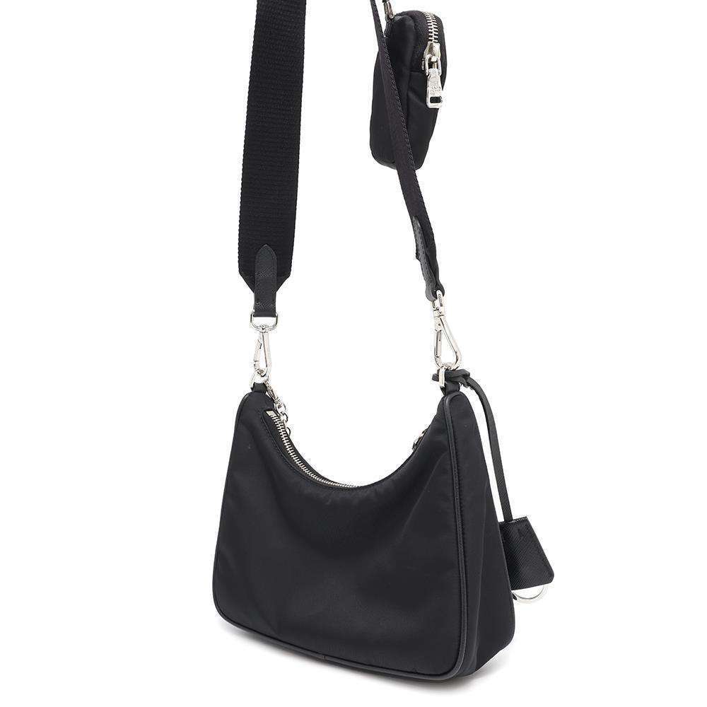 Prada Shoulder Bag Re Edition Black - Picture 2 of 12